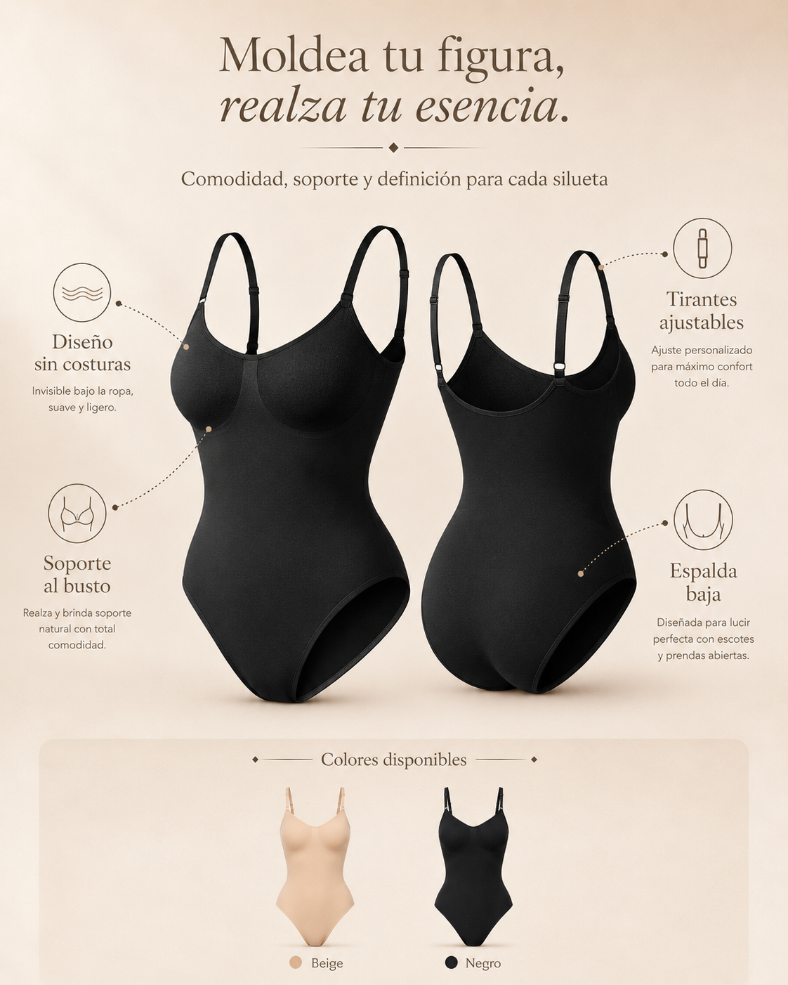 BodyFit – Body Modelador Sin Costura